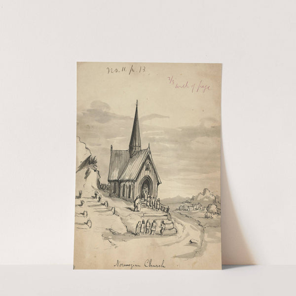 Norwegian church by Bayard Taylor
