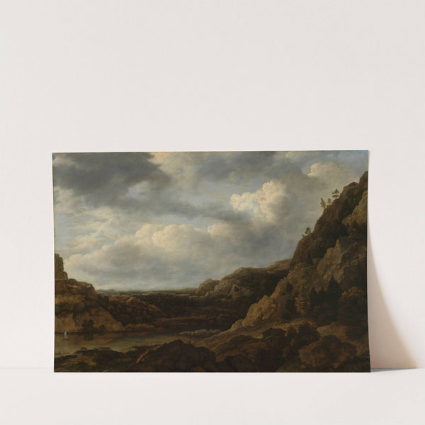 Norwegian fjord (1648) by Allaert van Everdingen