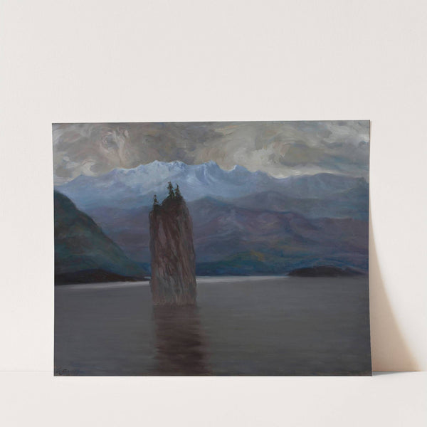 Norwegian fjord by Kazimierz Stabrowski