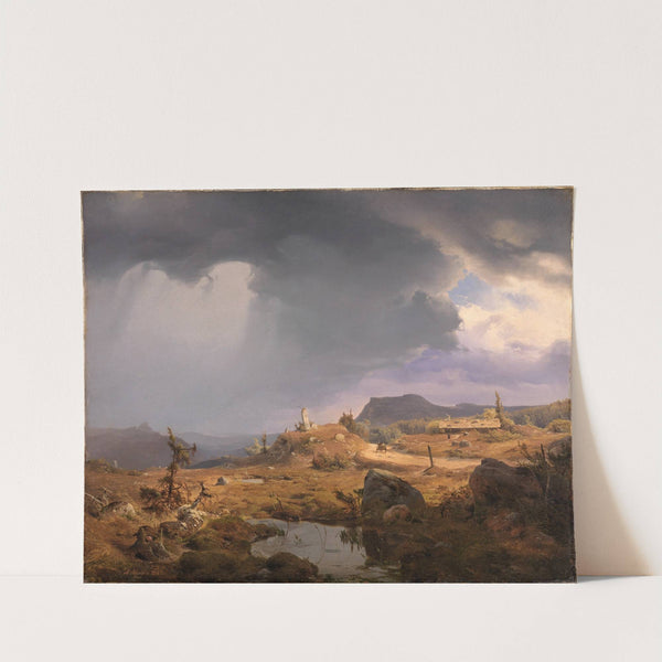 Norwegian landscape (1838) by Andreas Achenbach