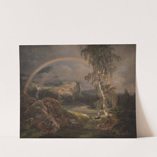 Norwegian Landscape with a Rainbow (1821) by Johan Christian Dahl