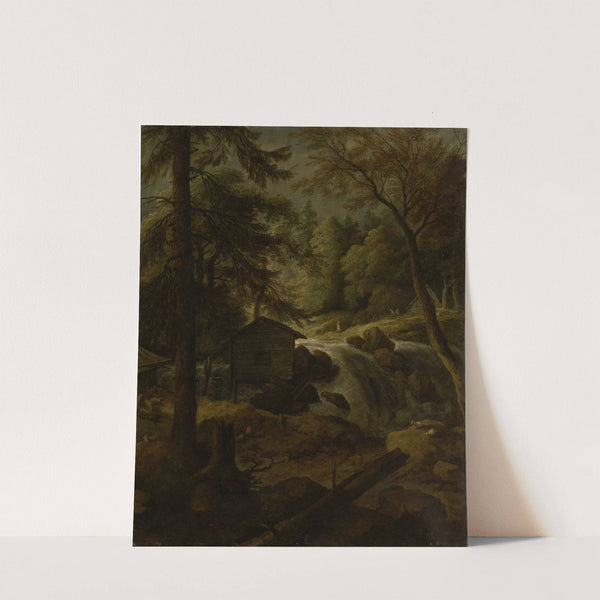 Norwegian Landscape with Watermill on a Stream (ca 1670) by Allaert van Everdingen