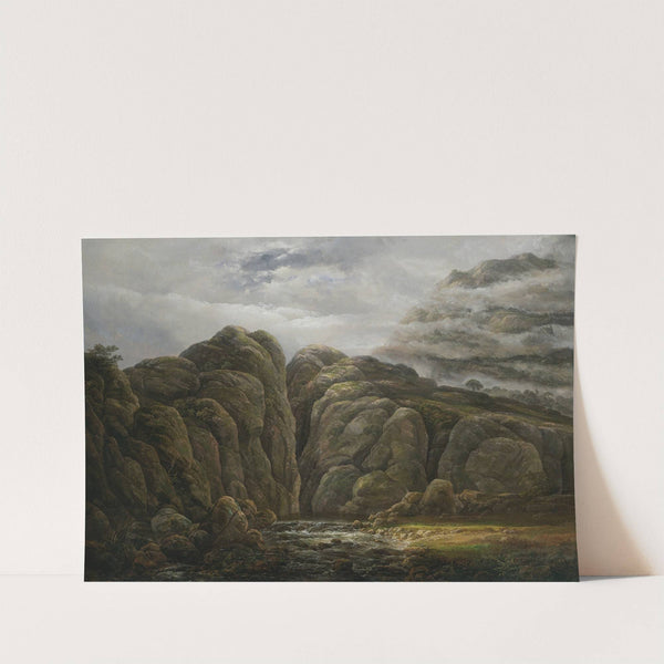 Norwegian Mountain Landscape by Johan Christian Dahl