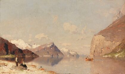 Norwegische Fjordlanschaft (1893)
