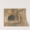 Norwich Cathedral; Entrance to Jesus Chapel (ca. 1807) by John Sell Cotman