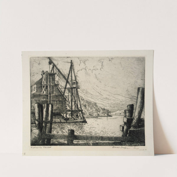 Norwich Harbor by Ozias Dodge