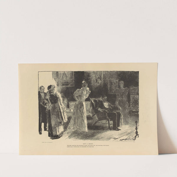Not a ghost (1893-1900) by Charles Dana Gibson