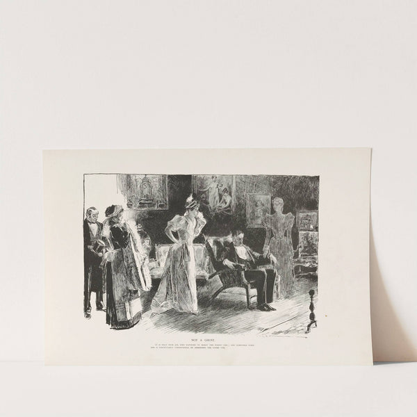 Not a ghost (1896) by Charles Dana Gibson