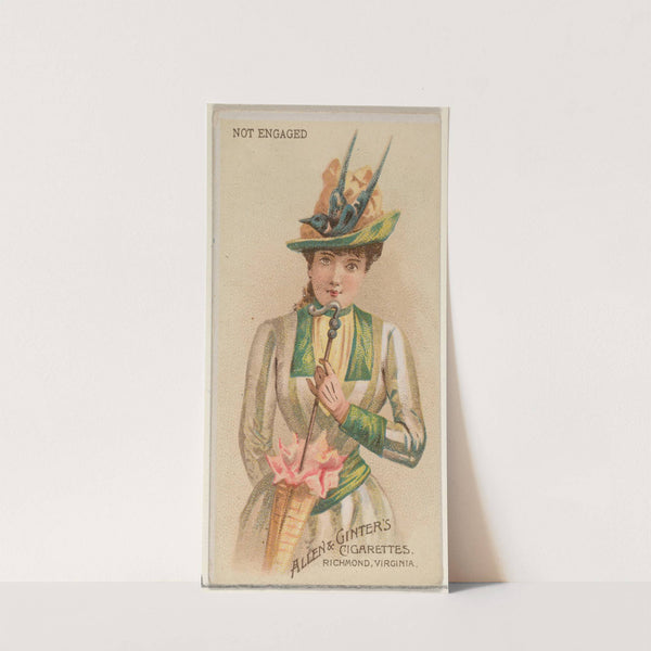 Not Engaged (1888) by Allen & Ginter