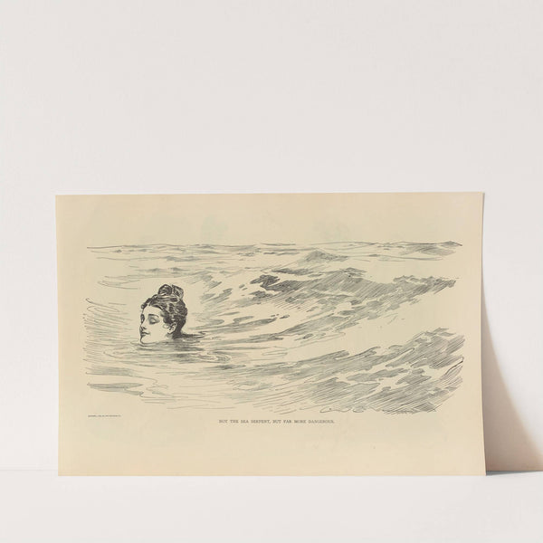 Not the sea serpent, but far more dangerous (1893-1900) by Charles Dana Gibson