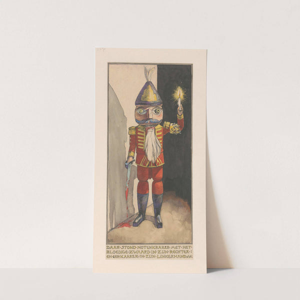 Notenkraker met een kaars en bloederig zwaard by Willem Wenckebach