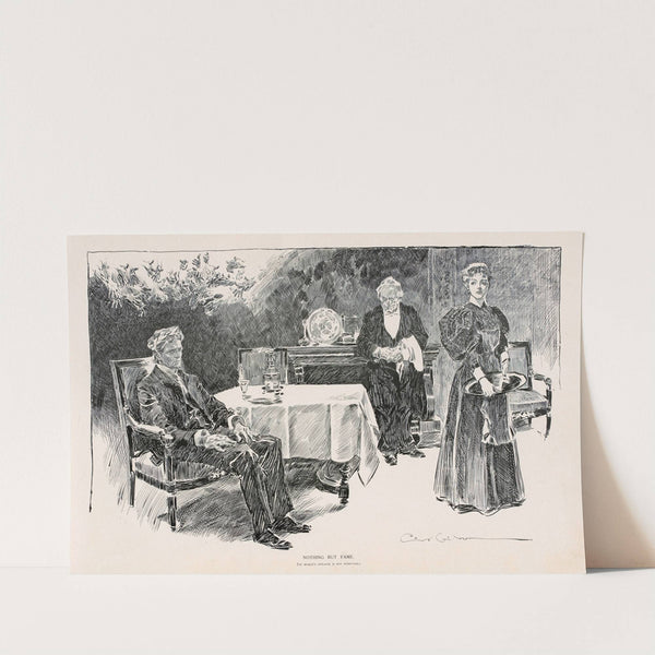 Nothing but fame (1896) by Charles Dana Gibson