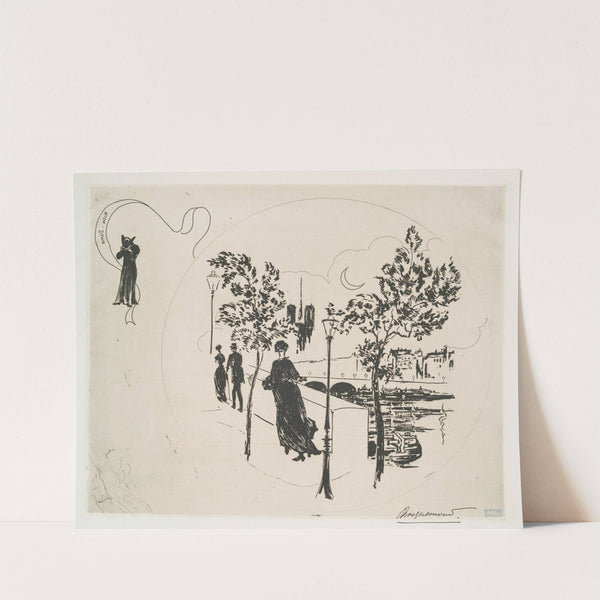 Notre-Dame. (1866 - 1878) by Félix Bracquemond