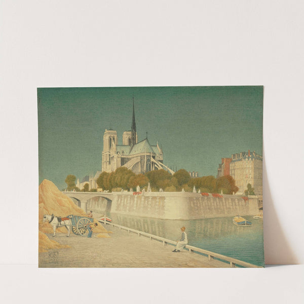 Notre-Dame and the Seine by Joseph Edward Southall