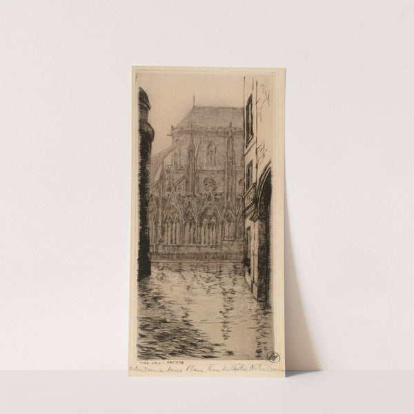 Notre-Dame dans l’Eau. Rue du Cloître Notre Dame by Jean-Jules Dufour
