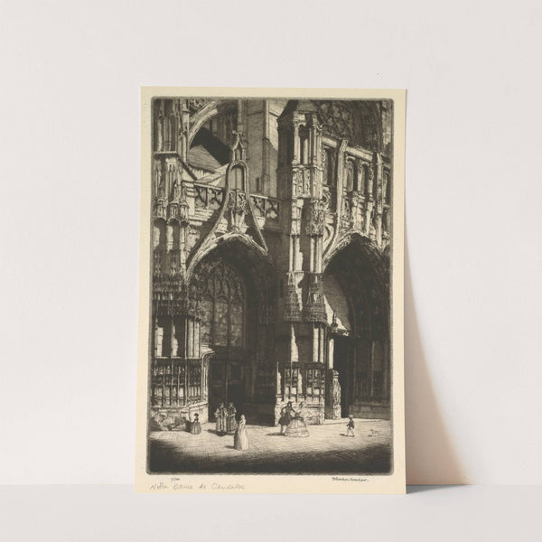 Notre Dame de Caudebec by Herbert Gordon Warlow