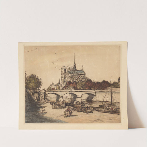 Notre-Dame de Paris (1904) by Jean François Raffaëlli