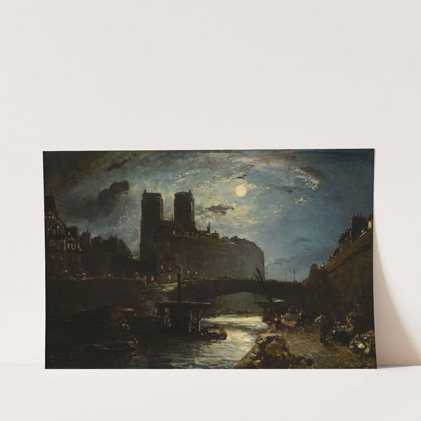 Notre-Dame de Paris by Johan Barthold Jongkind