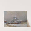 Notre-Dame de Paris. Effet de neige, le soir (1897) by Albert Lebourg
