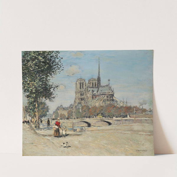 Notre-Dame de Paris et le pont de l’Archevêché by Jean François Raffaëlli