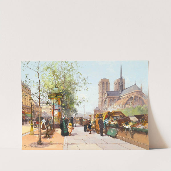 Notre Dame De Paris by Eugène Galien-Laloue