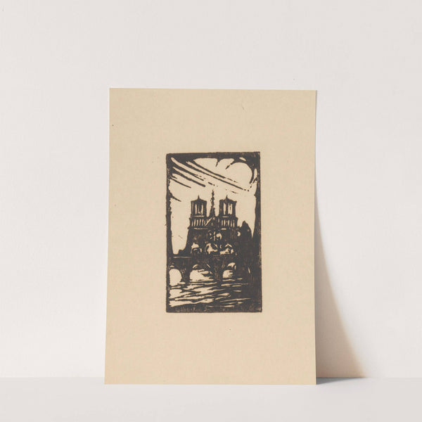 Notre-Dame in Parijs (1888-1934) by Willem Adrianus Grondhout