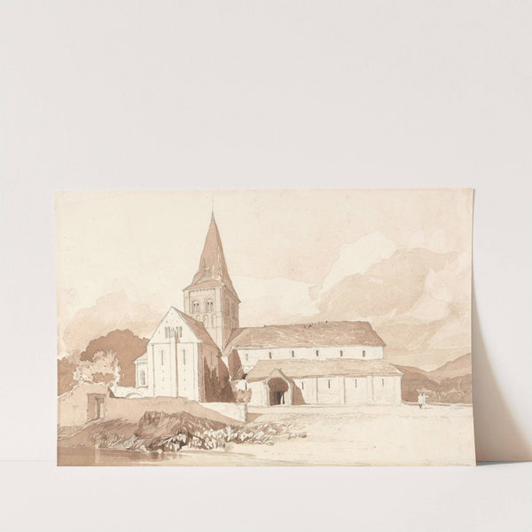 Notre Dame sur l’Eau, Domfront, Normandy (1820) by John Sell Cotman