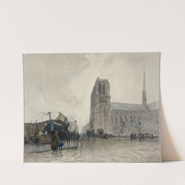 Notre-Dame vue du Pont au Double by Frank Myers Boggs