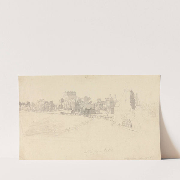 Nottingham Castle (1759) by Paul Sandby