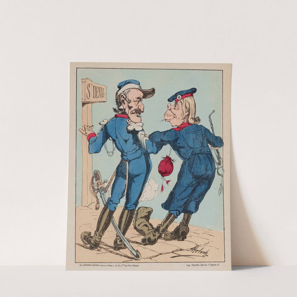 Nous afions, bour brentre Baris, un avandache zur fous Droju-Parbleu-je Si Trochu y était, nous serions entr by Moloch (Alphonse Hector Colomb)