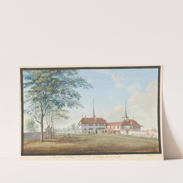 Nouveau Chatteaux de la Baronie de Belpp. Coté du Levant by Johann Ludwig Aberli