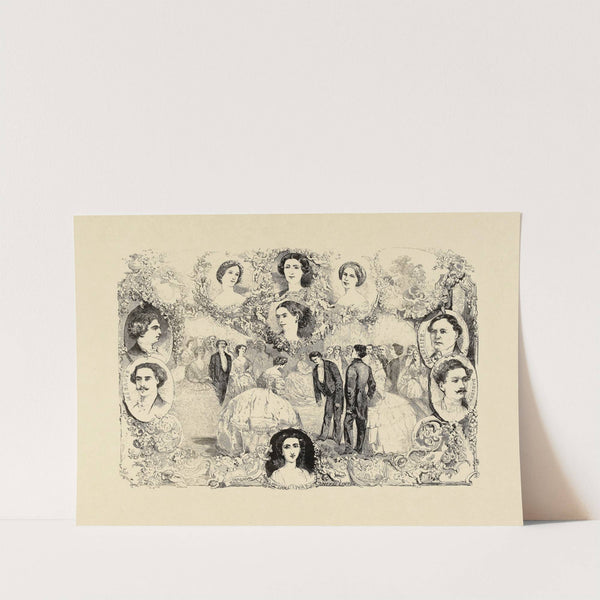 Nouveau quadrille dansé à la suite du banquet offert à Mlle Taglioni par les artistes choréographiques de l’Opéra (1858) by Edmond Morin