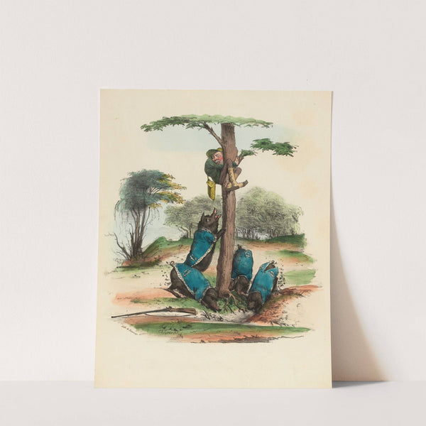 Nouvelle disgrâce de Mr. Mahieu (1831) by Charles-Joseph Traviès de Villers