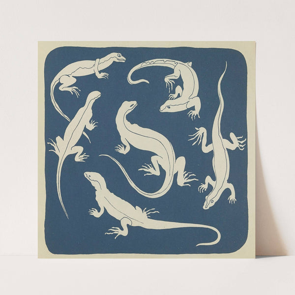Nouvelles images à colorier, Reptiles Pl.11 (1938) by Elena Pavlovna Gertik