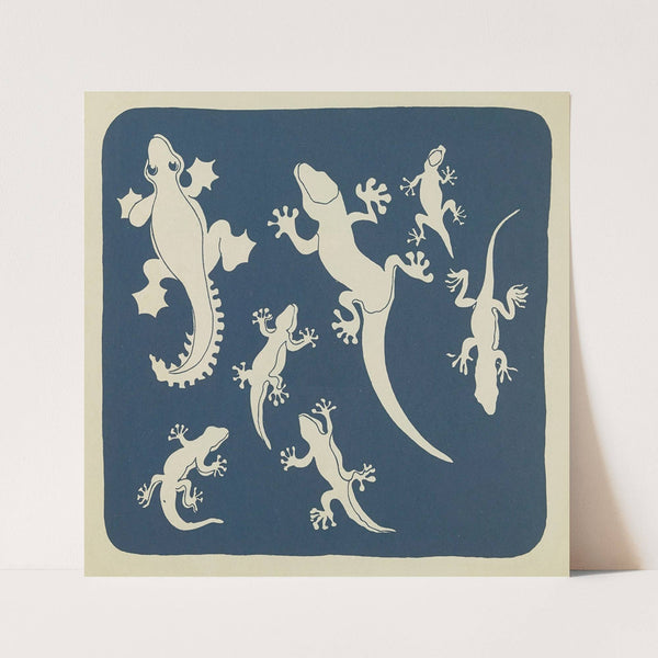 Nouvelles images à colorier, Reptiles Pl.13 (1938) by Elena Pavlovna Gertik