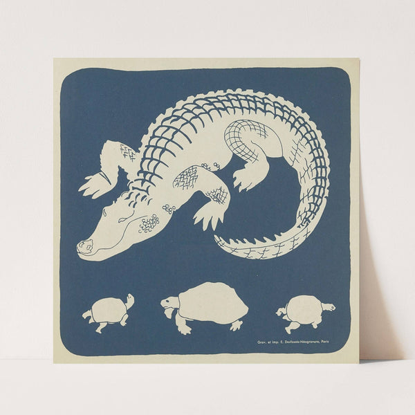 Nouvelles images à colorier, Reptiles Pl.15 (1938) by Elena Pavlovna Gertik