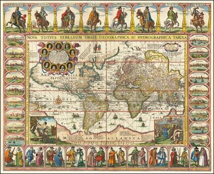 Nova Totius Terrarum Orbis Geographica Ac Hydrographica Tabula (1632)