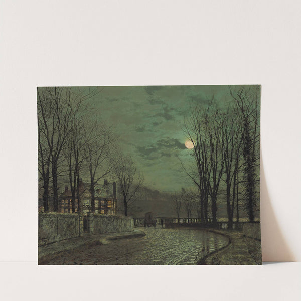 November Moonlight by John Atkinson Grimshaw