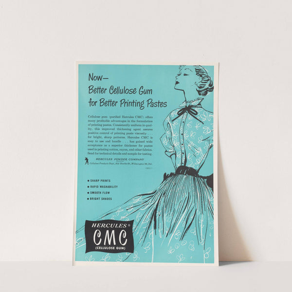 Now-Better Cellulose Gum for Better Printing Pastes by Hercules Incorporated