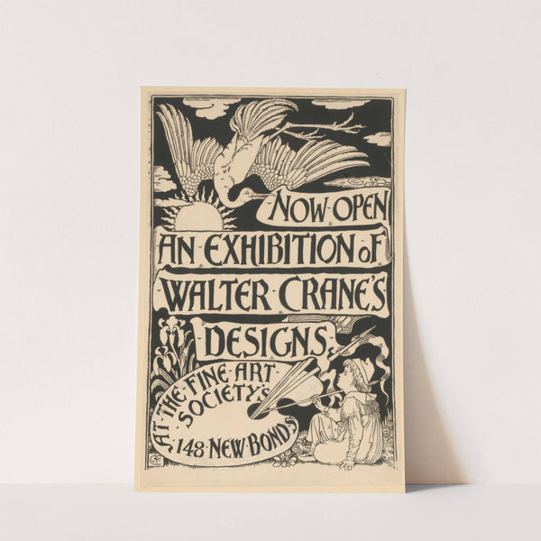 Now Open. An Exhibition of Walter Crane’s Designs (1893) by Walter Crane