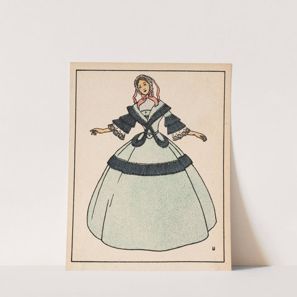 Nr. 128: Biedermeiermode (1908) by Urban Janke