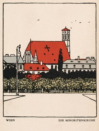 Nr. 134: Wien, Die Minoritenkirche (1908) — size preview