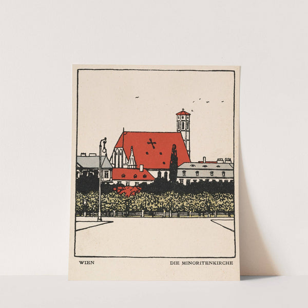 Nr. 134: Wien, Die Minoritenkirche (1908) by Urban Janke