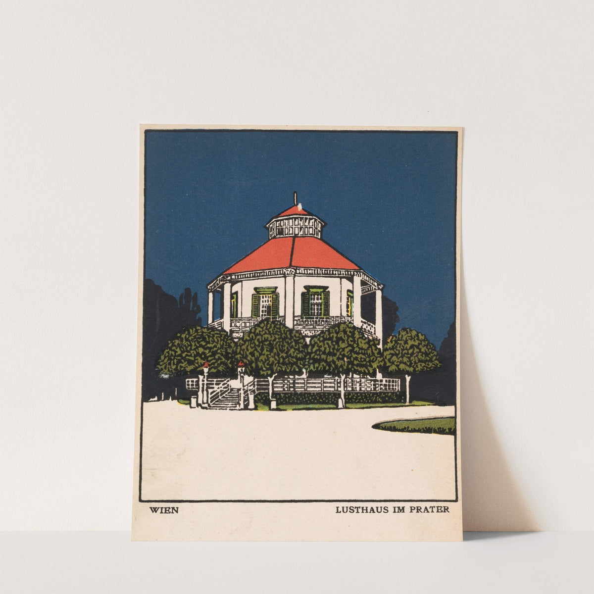 Nr. 135: Wien: Lusthaus im Prater (1908) by Urban Janke