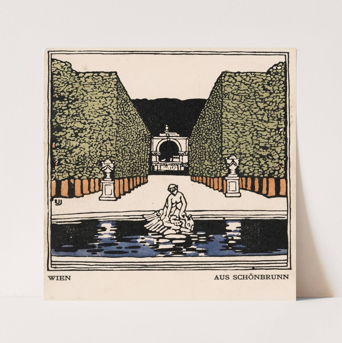 Nr. 137: Wien, Aus Schönbrunn (1908) by Urban Janke