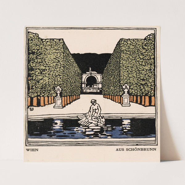 Nr. 137: Wien, Aus Schönbrunn (1908) by Urban Janke