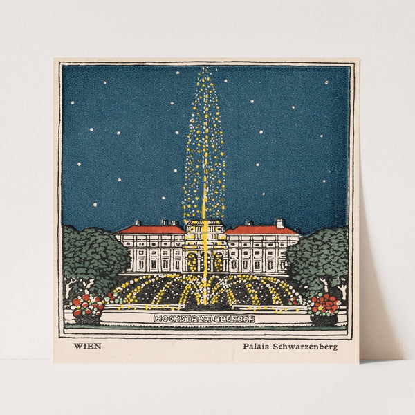 Nr. 139: Wien: Palais Schwarzenberg (1908) by Urban Janke