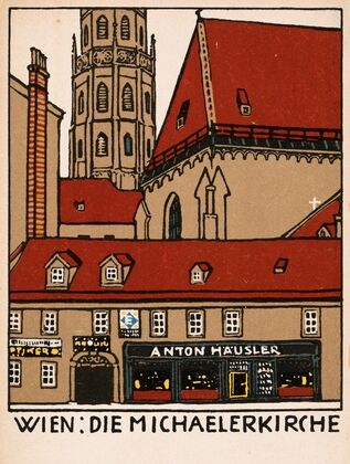 Nr. 140: Wien: Die Michaelerkirche (1908)