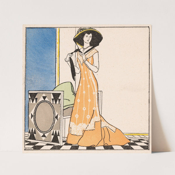 Nr. 229: Modekarte (1909) by Josef von Diveky