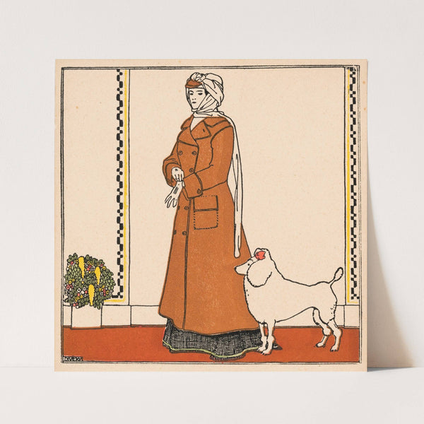 Nr. 234: Modekarte (1909) by Josef von Diveky